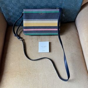 NWOT Kate Spade Jackson Boardwalk Stripe Crossbody Purse